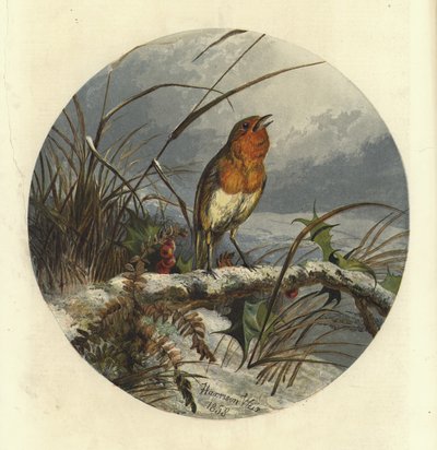 Il cantante di canti natalizi da Harrison William Weir